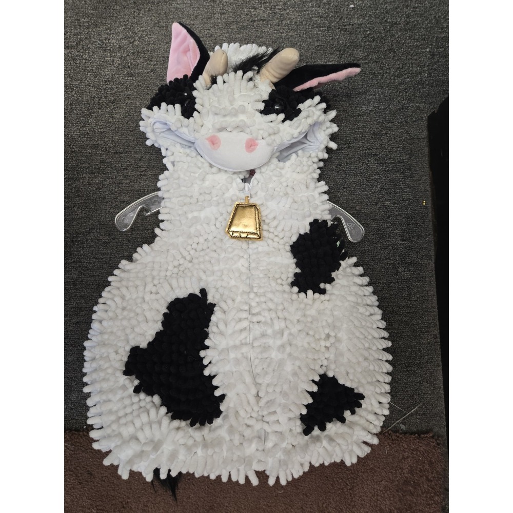 Going Wild Infant Cow Costume With Shoe Covers 6-9 Months